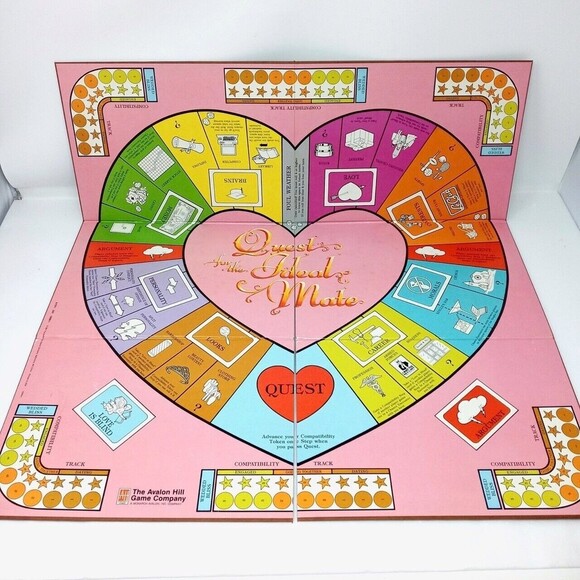 QUEST FOR THE IDEAL MATE - Vintage Avalon Hill Arcana 1987 Board Game - Unplayed - Picture 6 of 10